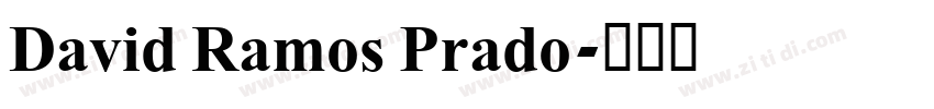 David Ramos Prado字体转换